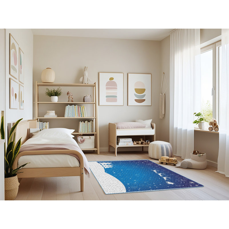Abstract Indoor Rug, Rectangle 4' x 6'