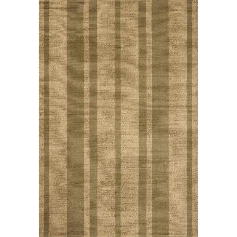 Leanne Ford x Loloi Weatherstaff Natural / Olive Area Rug, Rectangle 7'9" x 9'9"