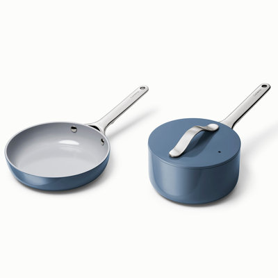 Caraway Nonstick Ceramic Minis Duo Cookware Set - Fry Pan & Saucepan