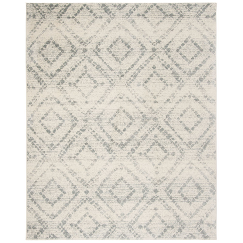 Muniz Performance Geometric Rug, Rectangle 6' x 9'