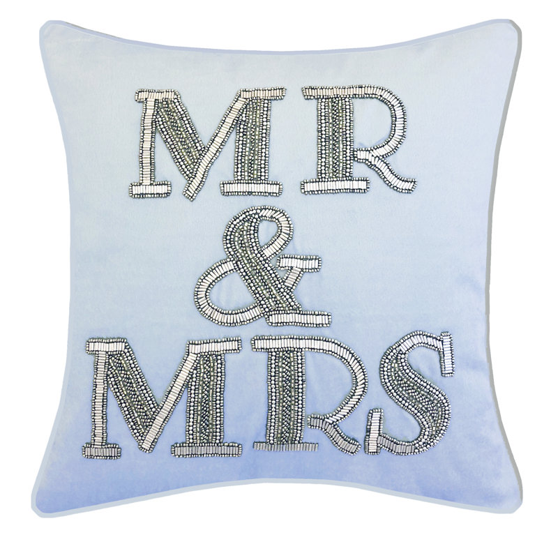 Edie@Home Sequined Reversible Throw Pillow