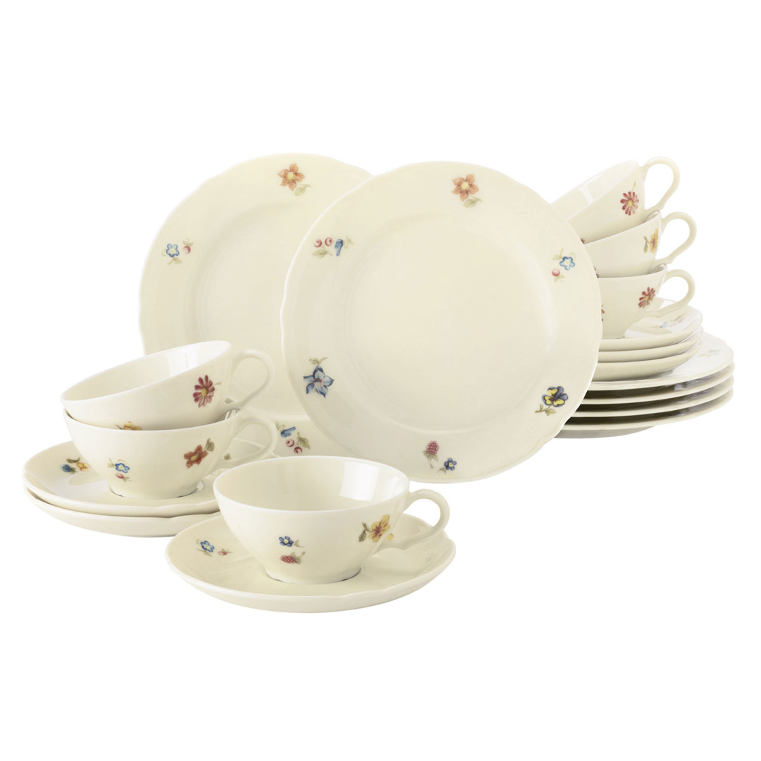 ClassicLiving Marieluise Teeservice, 18-tlg., A, Tee Service, Geschirrset, Geschirr Set