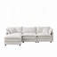 Modulaire 3 places avec repose-pieds-643681895