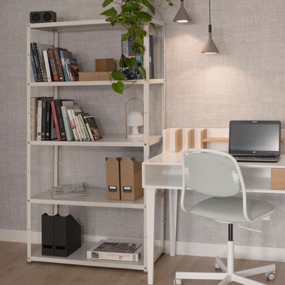 Étagère industrielle chic AR ARCE - rangement en acier fabriqué à la main avec une touche européenne pour la maison, la bibliothèque, l'école et le bureau par Ar Shelving