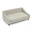 Canapé-lit pour chien surélevé durable, canapé pour animal de compagnie avec accoudoirs irréguliers modernes, canapé pour chien doux et confortable-1044407684