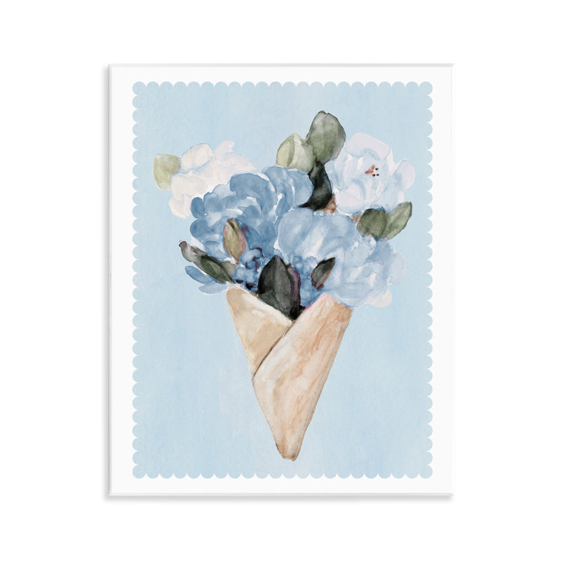 Blue Gift Bouquet Wall Plaque, design by Lanie Loreth