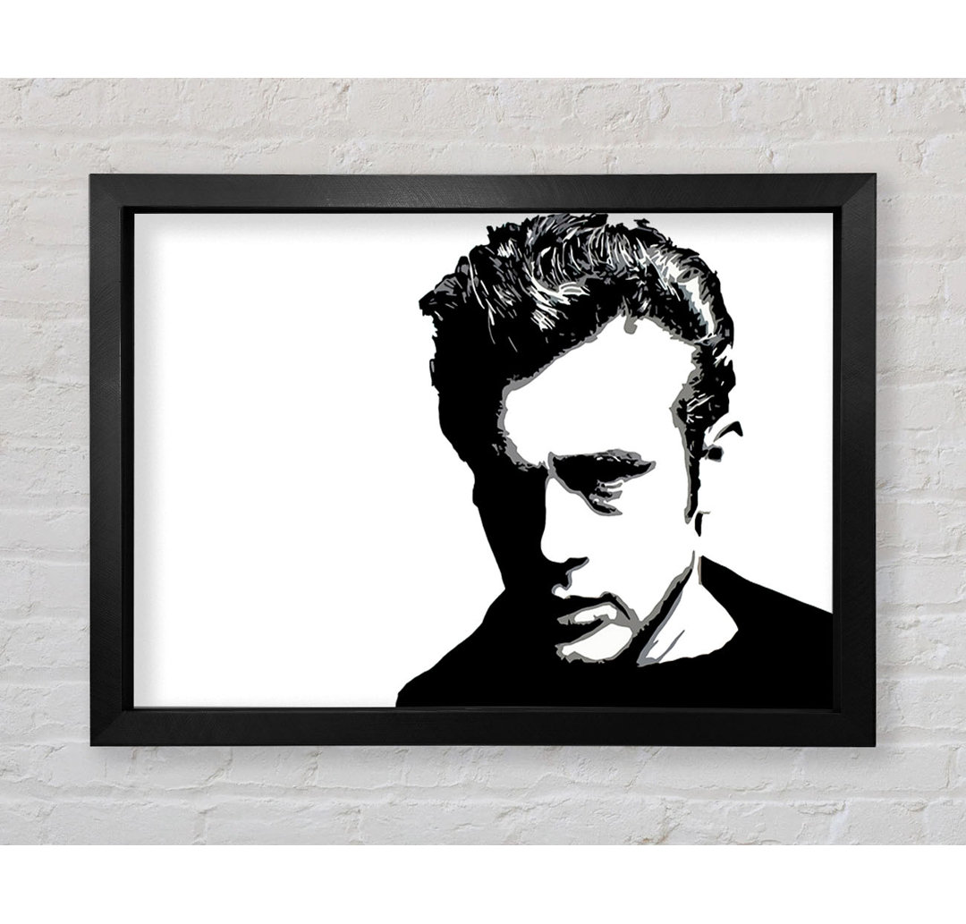 James Dean Pop Art - Einzelne Bilderrahmen Kunstdrucke