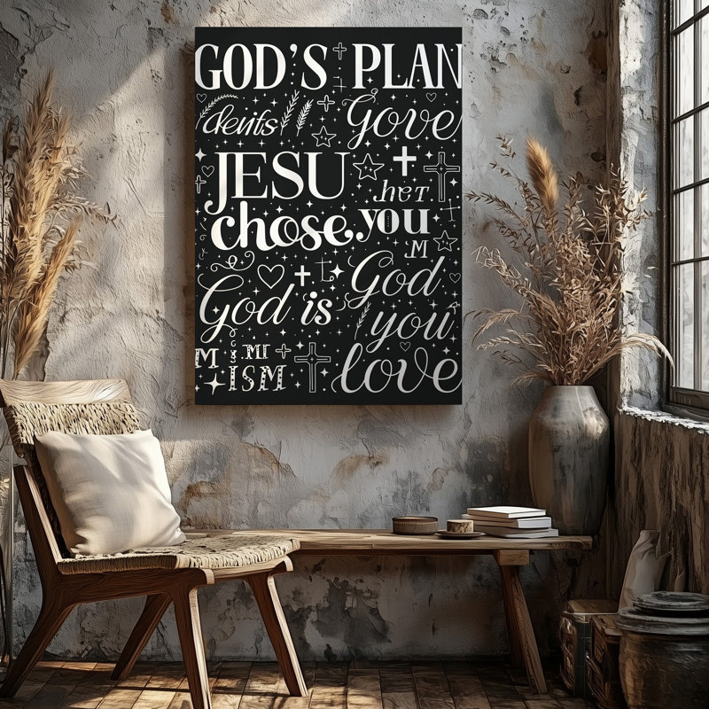 "Toile", créant une conception graphique saisissante avec un fond noir, art mural rempli de divers symboles blancs et texte