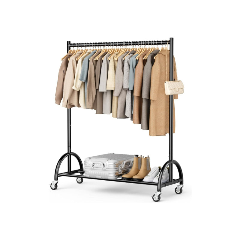 109cm Rolling Clothing Rack