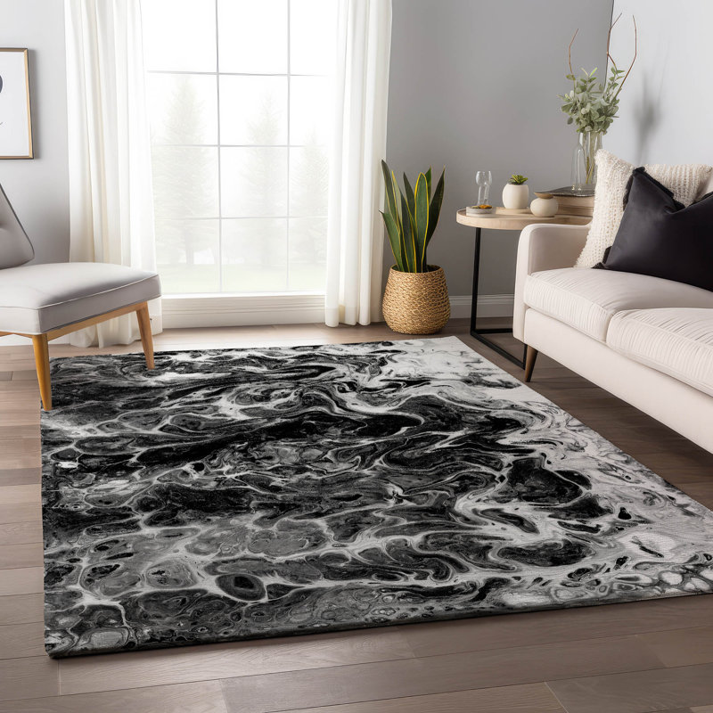 Premium Machine Washable Chananya Taboo Rug, Rectangle 10' x 14'