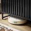 Commode double 6 tiroirs avec grille rayée