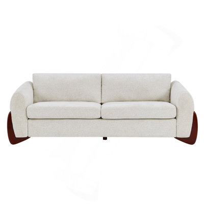 Sofa With A Textured Fabric Upholstery