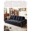 Canapé de salon extensible en chenille de style rétro avec rangement-106859536
