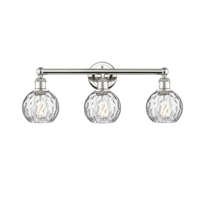 Éclairage pour meuble-lavabo 3 lumières 24 pouces Cambria Water Glass