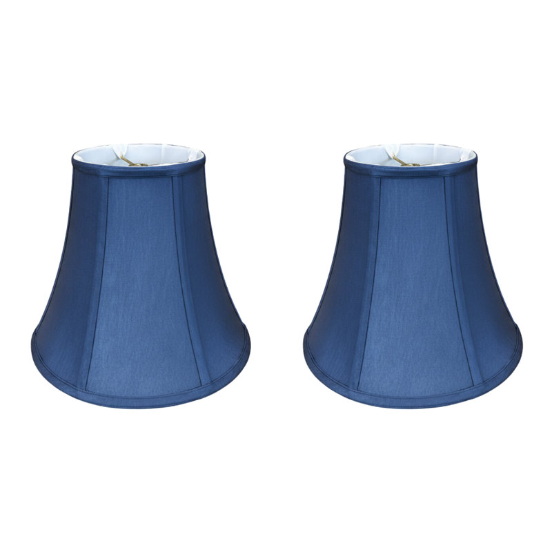 Royal Designs, Inc. BSO-704-14NBLU-2 Abat-jour de base véritable cloche, 7 x 14 x 11,5, bleu marine, paquet de 2, Marine