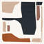 «Mid Century Shapes IV» par Melissa Wang, reproduction sur toile-544730577-671059857-671059941