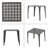 Outdoor 18" SIDE TABLE
