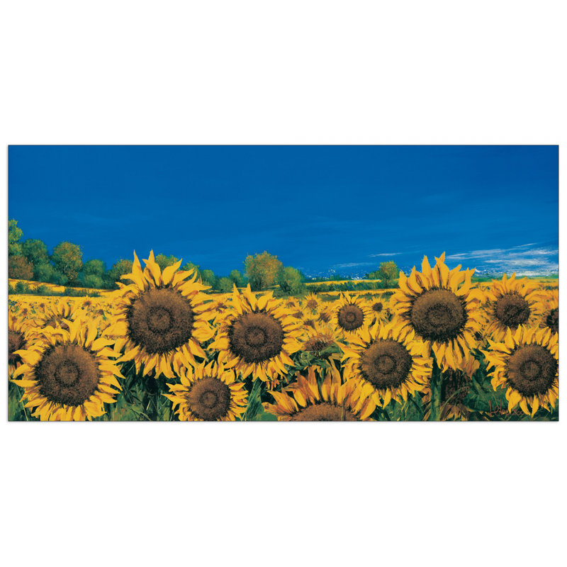 Campo Di Girasoli by Marzari - Single Picture Frame Painting on MDF