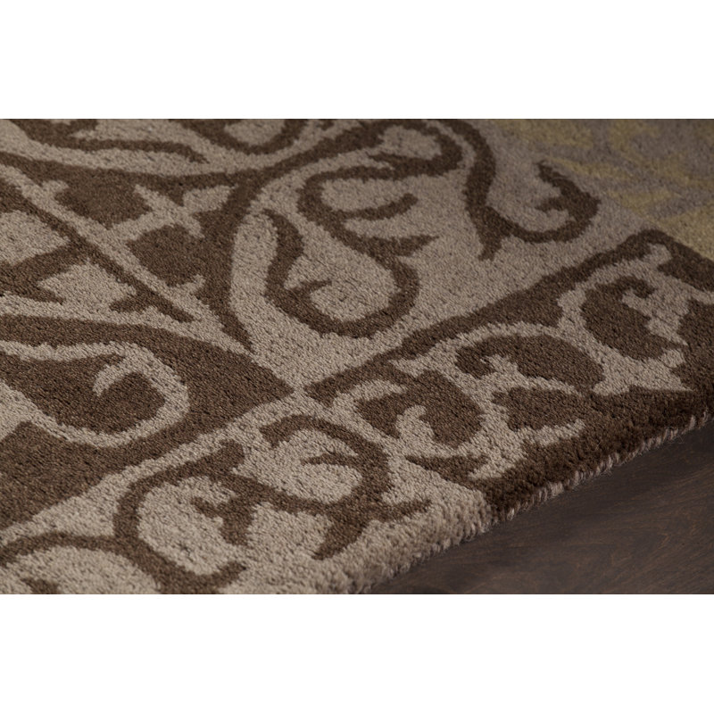 Tapis brun Abbeville, 5 pi x 7 pi