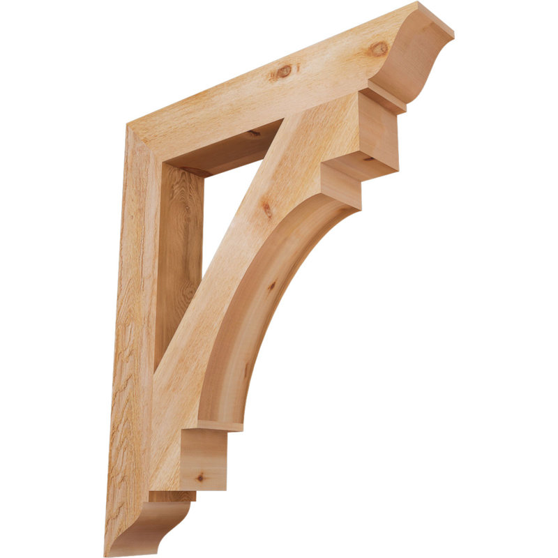 Support pour scie brute traditionnelle, l 6 po x P 36 po x H 44 po, cèdre rouge de l'Ouest, Cèdre rouge