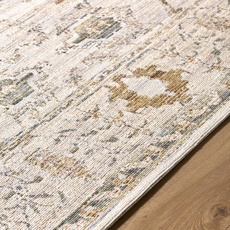 Tapis tissé à la machine Cadelaria, Rectangle 6 pi 7 po x 9 pi