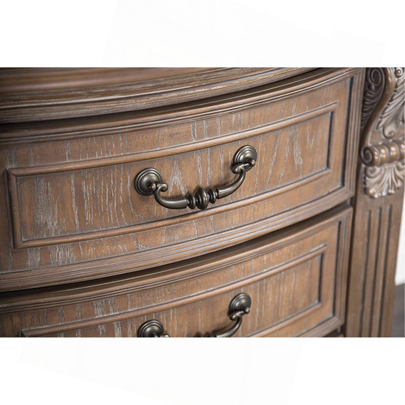 Mobilier de chambre à coucher style transitionnel 1 pièce