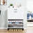 2 Flip Entryway Shoe Shelf Cabinet: White, , Space Efficient Freestanding Storage Case - Flip Drawers, , Saving For Doorway-247631898