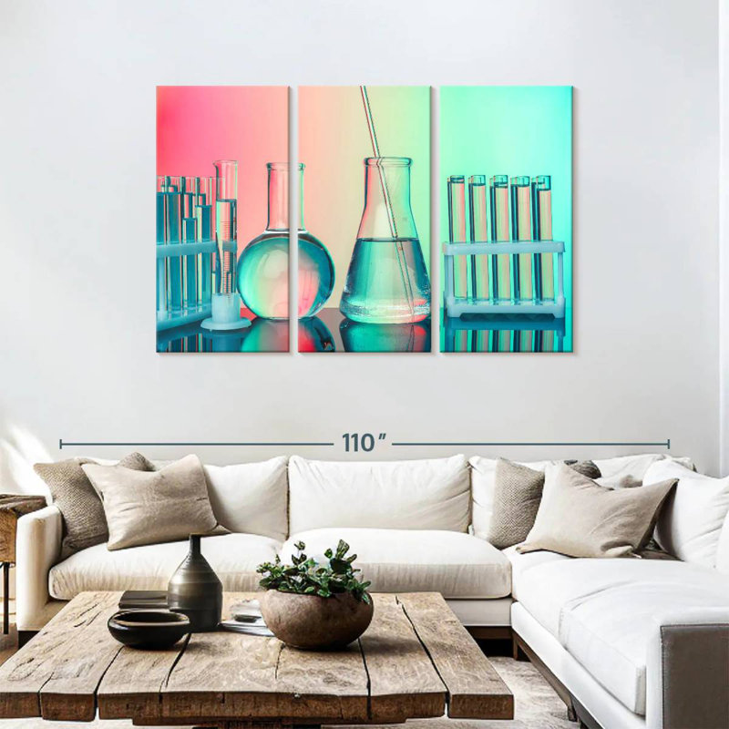 Keiri Chemistry, 48" H x 74" W