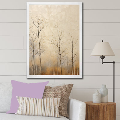 " Harmonous Beige Tree Art III "