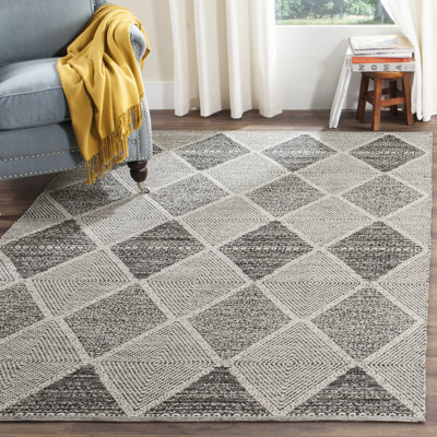 Bester Hand Woven Cotton Geometric Rug