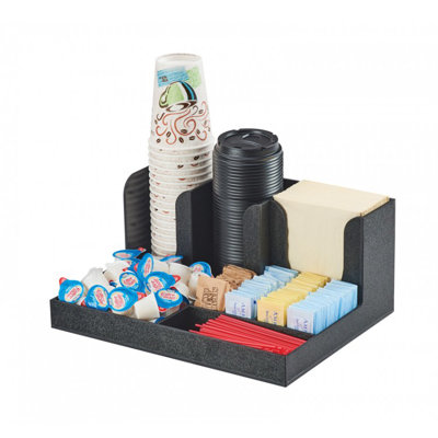 Cup/Lid/Napkin Condiment Storage Organiser