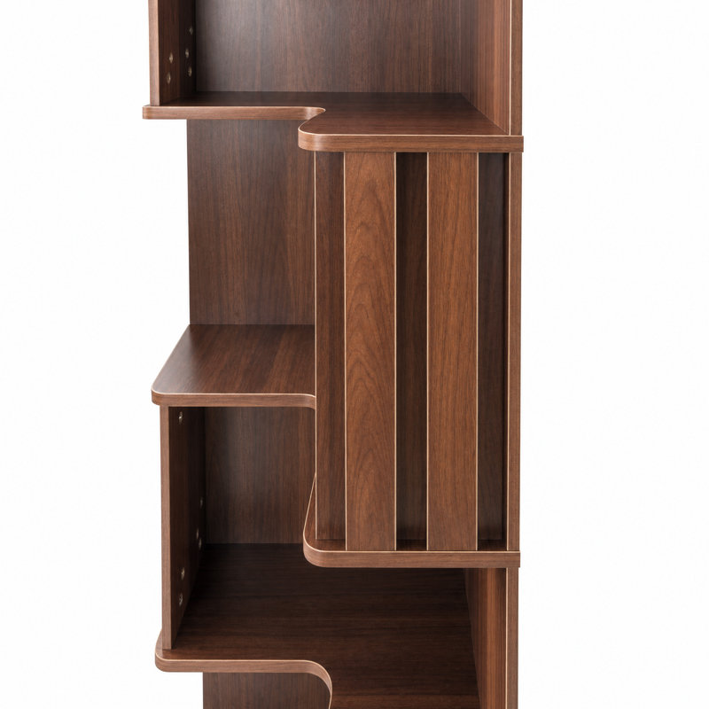 Bibliothèque de coin Mid Century