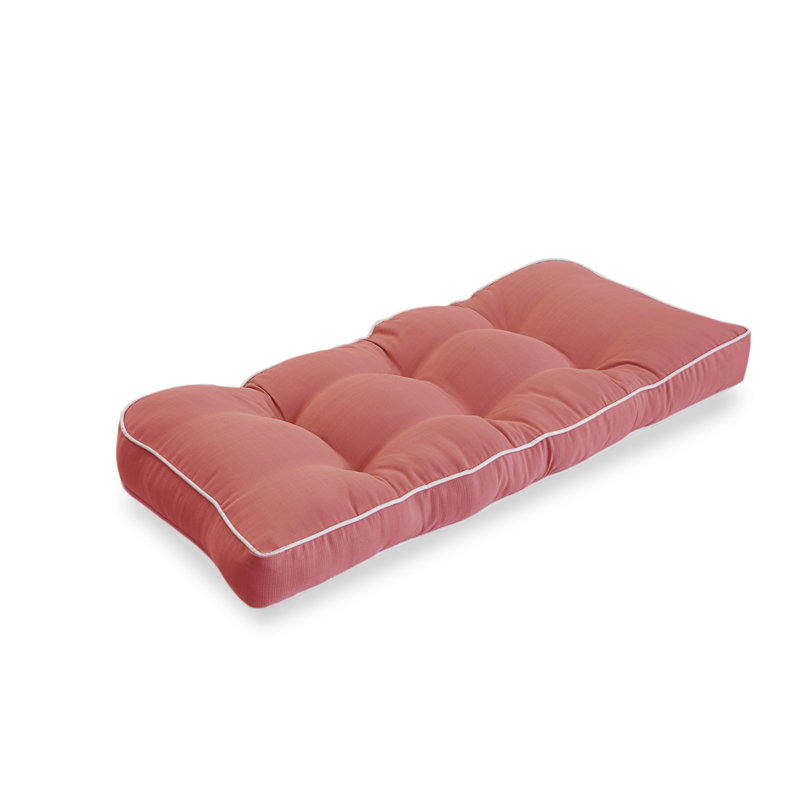 Coussin de causeuse intérieur / extérieur Adelphine, Corail