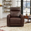 Fauteuil inclinable électrique haut de gamme en cuir fleur 34,65 "avec USB et Type-C-2141760672