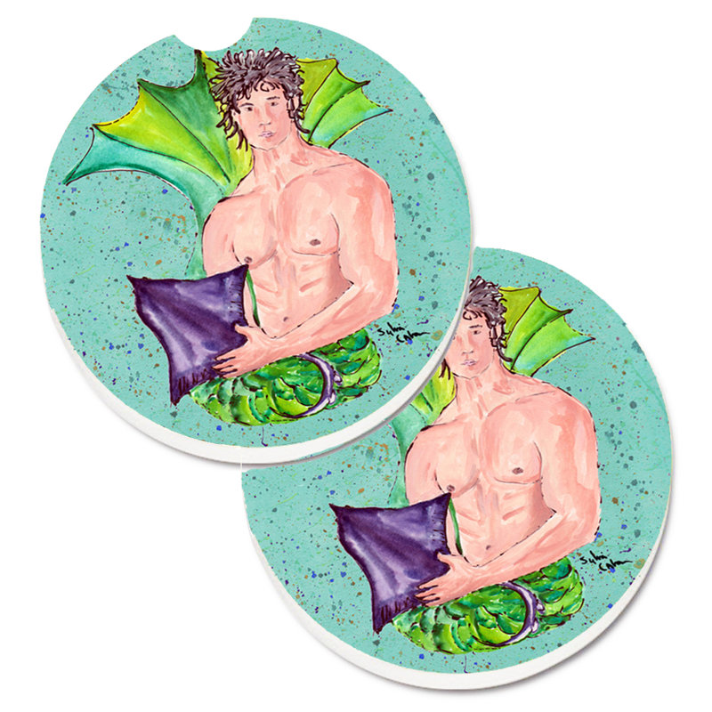Sous-verre merman voiture