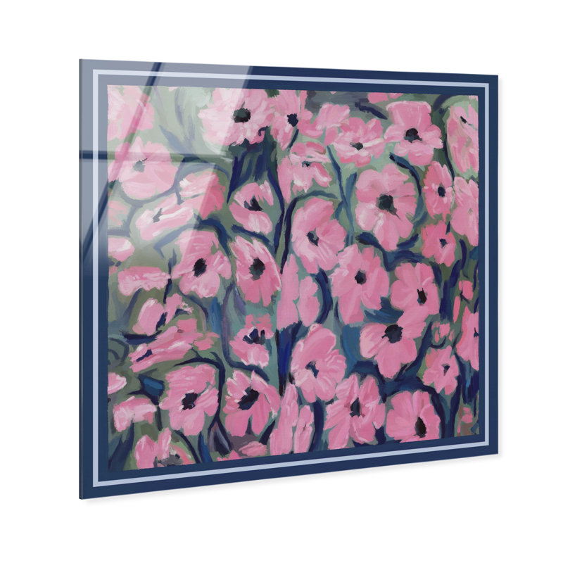 Night Blooms Acrylic Painting Print, 24"H x 24"W, High-Gloss Acrylic Print