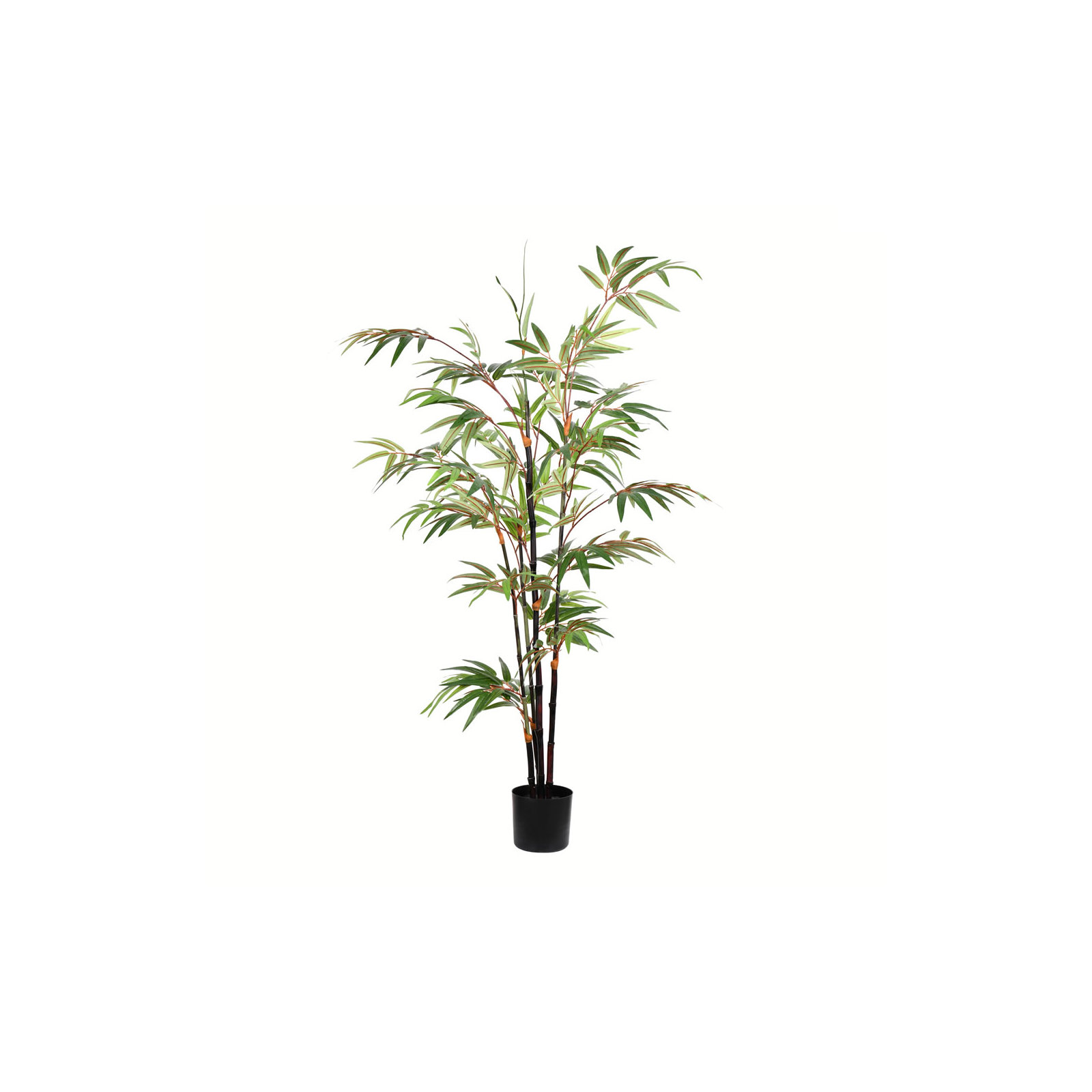 Faux Bamboo Tree in Pot, 48" H x 20" W x 20" D