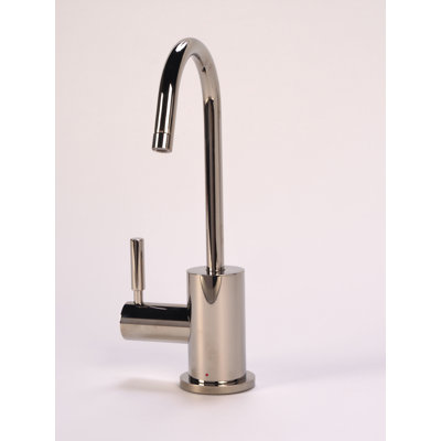 Robinet de cuisine à poignée simple C-Spout