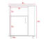 Armoire à micro-ondes polyvalente avec mobilité et grande capacité de rangement-164749634