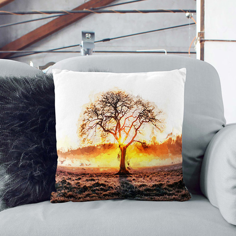 Square Cushion, White, 55cm H x 55cm W x 20cm D