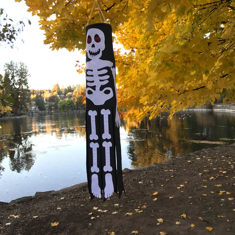 Lil' Bones Skeleton 3D 40" Windsock