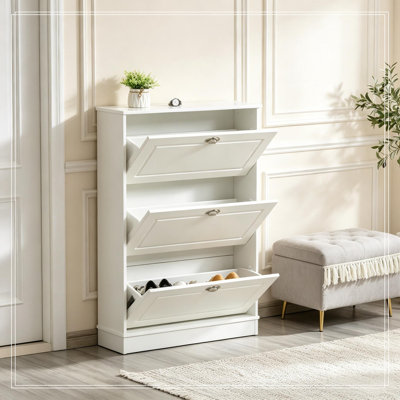 Armoire Tilen avec 3 tiroirs rabattables