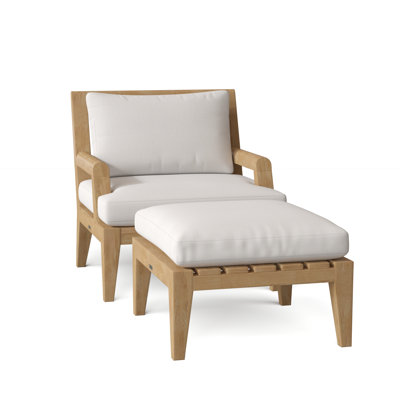 Mendocino Outdoor Teak Lounge Chair