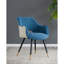 Ensemble de 2 chaises d'appoint en tissu, 23 pi x 23 po x 34 po