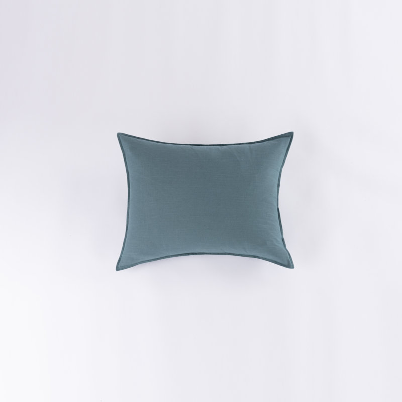 Pillow Sham, Petrol Blue, Standard/Twin