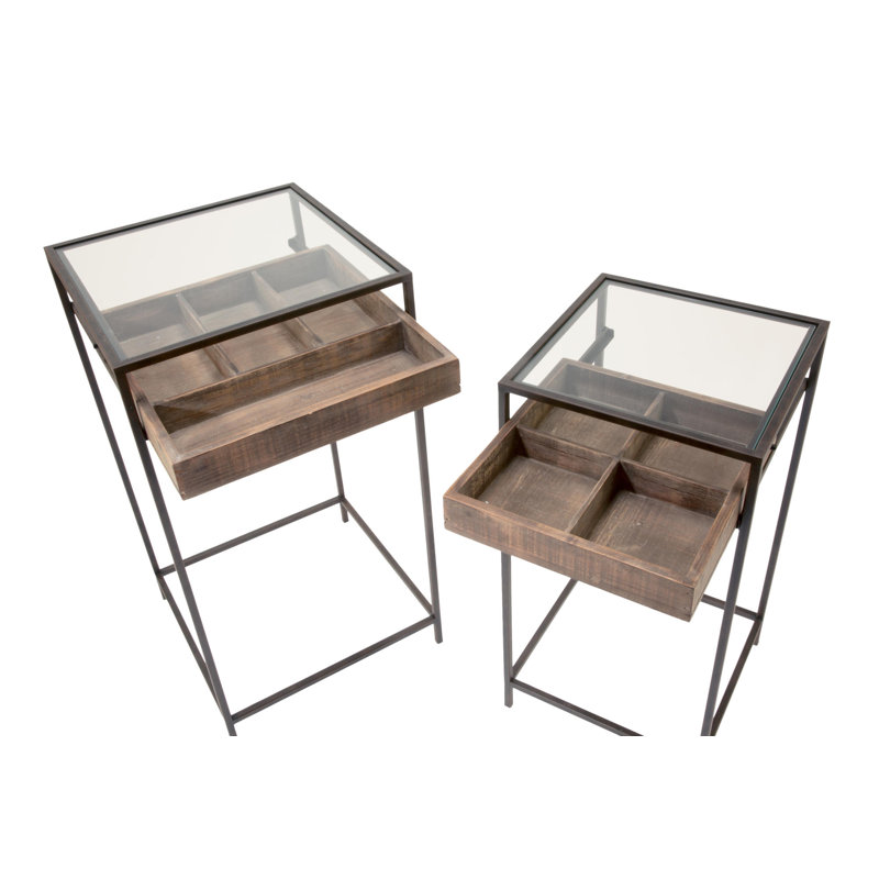 Kaylah Nesting Tables with Storage