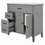 Armoire de salle de bain avec tiroirs-924718610