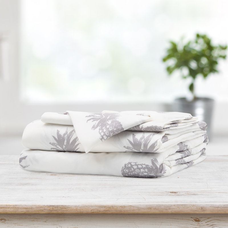 Microfiber Sheet Set, Full Sheet Set with Fitted Sheet and 2 Pillowcases