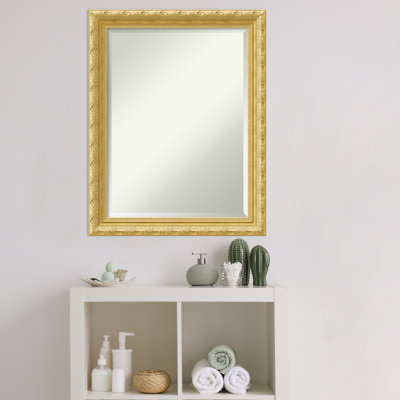 Presson Wood Flat Wall Mirror