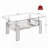 Tempered Glass Tabletop Rectangle Coffee Table-128518435